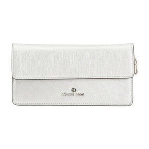 CELINE DION Leather Saffiano Metallic Clutch OPERA Crossbody W